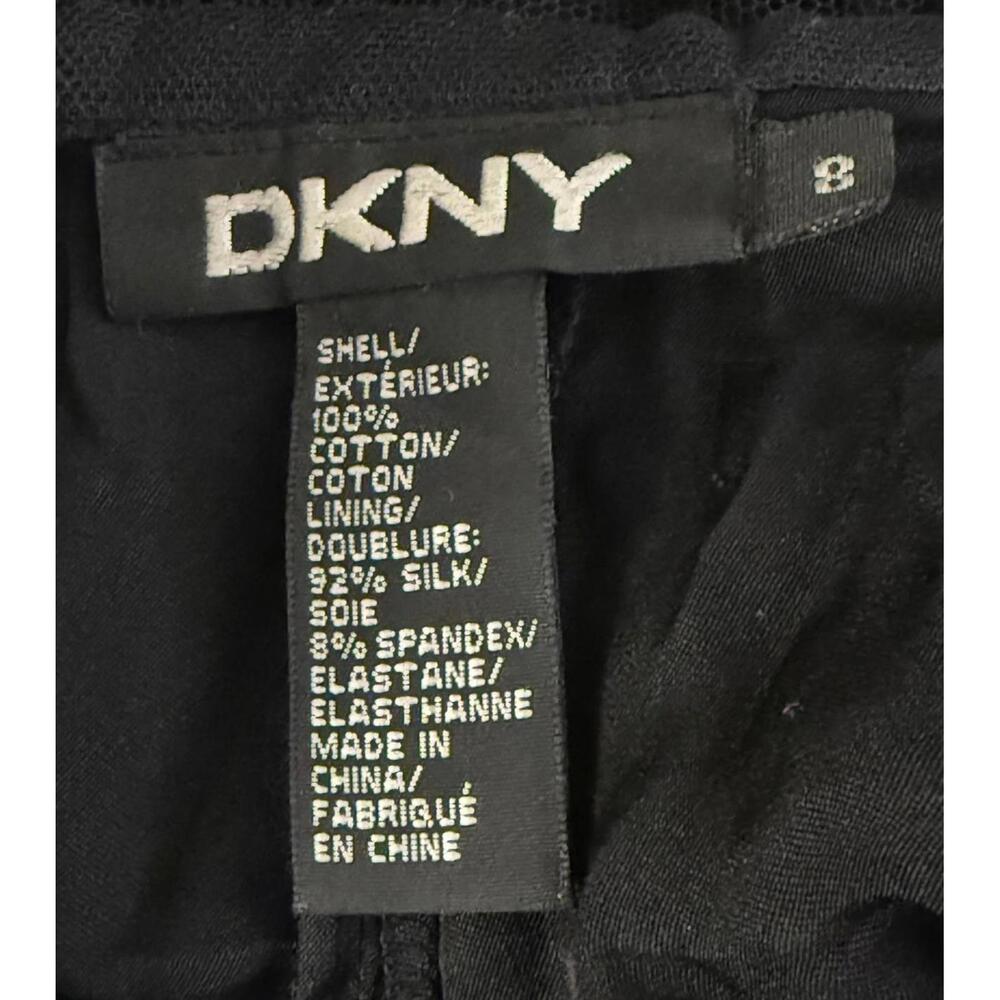 SOLD-NOT AVAILABLE DKNY Back Silk and Cotton Skirt - Picture 5 of 7